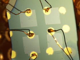 Image of a new photodiode that can detect high-energy UV light. 