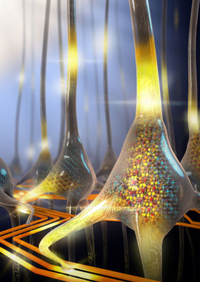 Brain-inspired computing using phase change memory Credit: Nature Nanotechnology/IBM Research