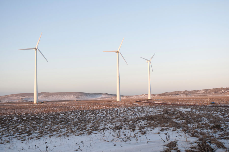 Wind turbines supply renewable energy to microgrids across Alaska. <br/>CREDIT: Chris Pike, the Alaska Center for Energy and Power, University of Alaska Fairbanks Wind turbines supply renewable energy to microgrids across Alaska. <br/>CREDIT: Chris Pike, the Alaska Center for Energy and Power, University of Alaska Fairbanks
