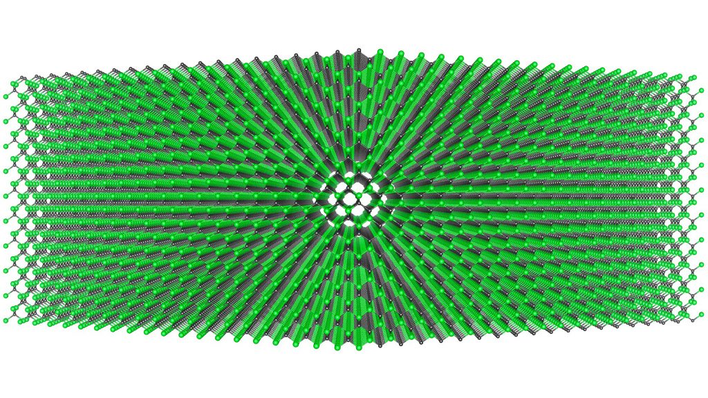 Cubic silicon carbide. CREDIT: Giuseppe Fisicaro