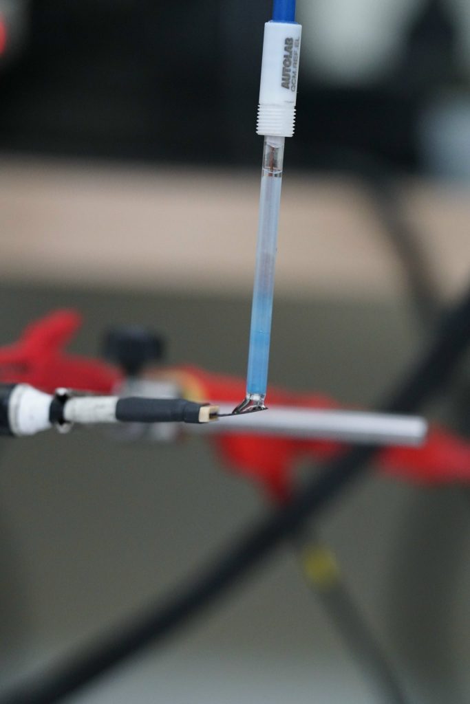 Biosensor determines meat freshness by detecting HXA in a solution sample derived from the meat. Credit: Ngo Thi Hong Le