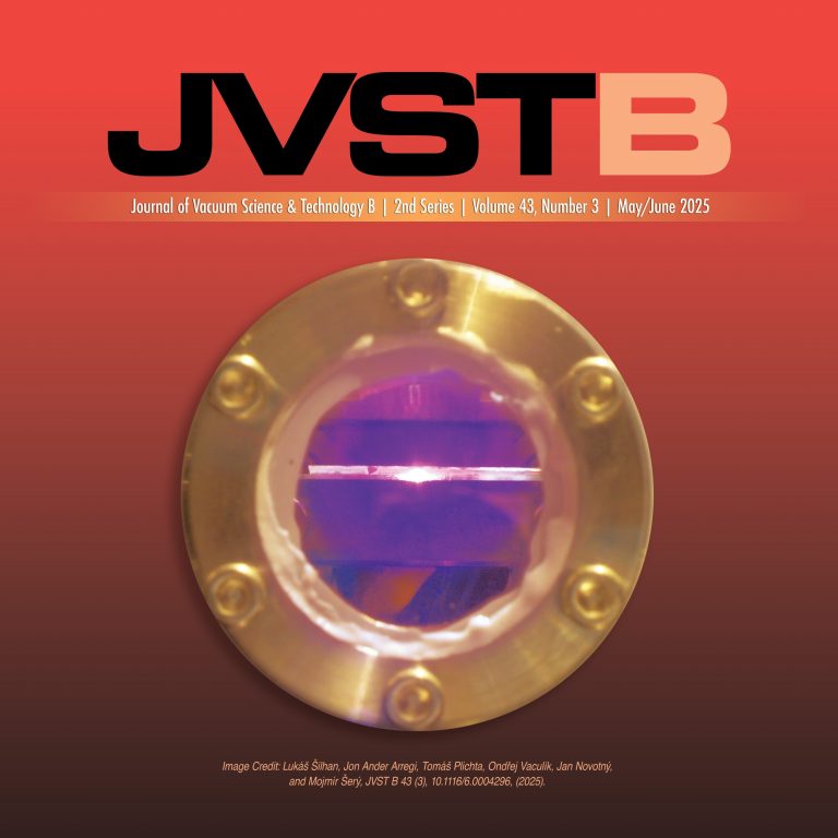 Cover image for Journal of Vacuum Sciences & Technology B Volume 43, Number 3, May/June 2025